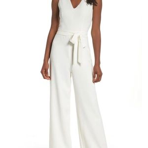 Vince Camuto Tie Front Wide Leg Jumpsuit